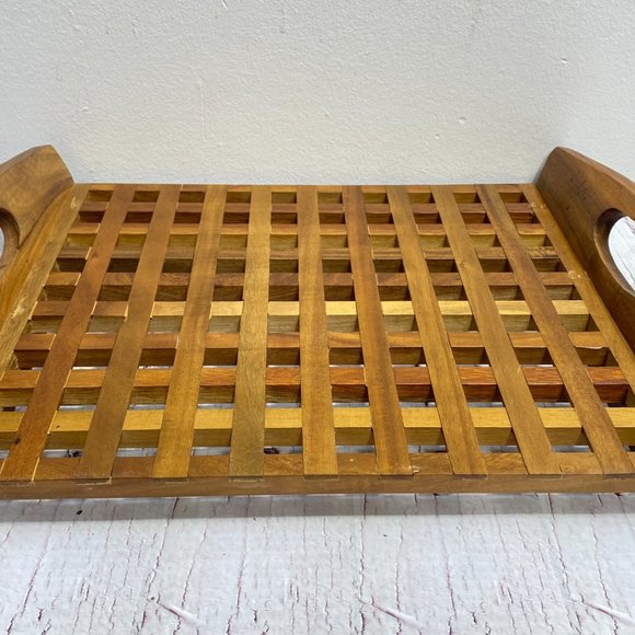 Vintage Jens Quistgaard for Dansk Teak Lattice Tray (ACACIA) - Picture 2 of 9